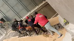 Rescate de tres personas atrapadas en un silo de maíz: confirman una víctima fatal