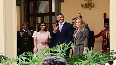 Delcy Rodríguez recibe al presidente de Paraguay en Miraflores: detalles Delcy Rodríguez recibe al presidente de Paraguay en Miraflores: detalles
