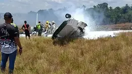 Avioneta se estrella en aeropuerto del estado Bolívar: identifican a las víctimas del siniestro aéreo