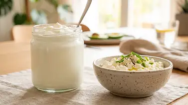 ¿Yogur griego o queso cottage? Conoce cuál debes elegir para obtener más proteínas y cuidar tu corazón ¿Yogur griego o queso cottage? Conoce cuál debes elegir para obtener más proteínas y cuidar tu corazón