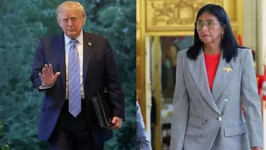 Donald Trump y Delcy Rodríguez sellan un histórico acercamiento en Nueva York Donald Trump y Delcy Rodríguez sellan un histórico acercamiento en Nueva York