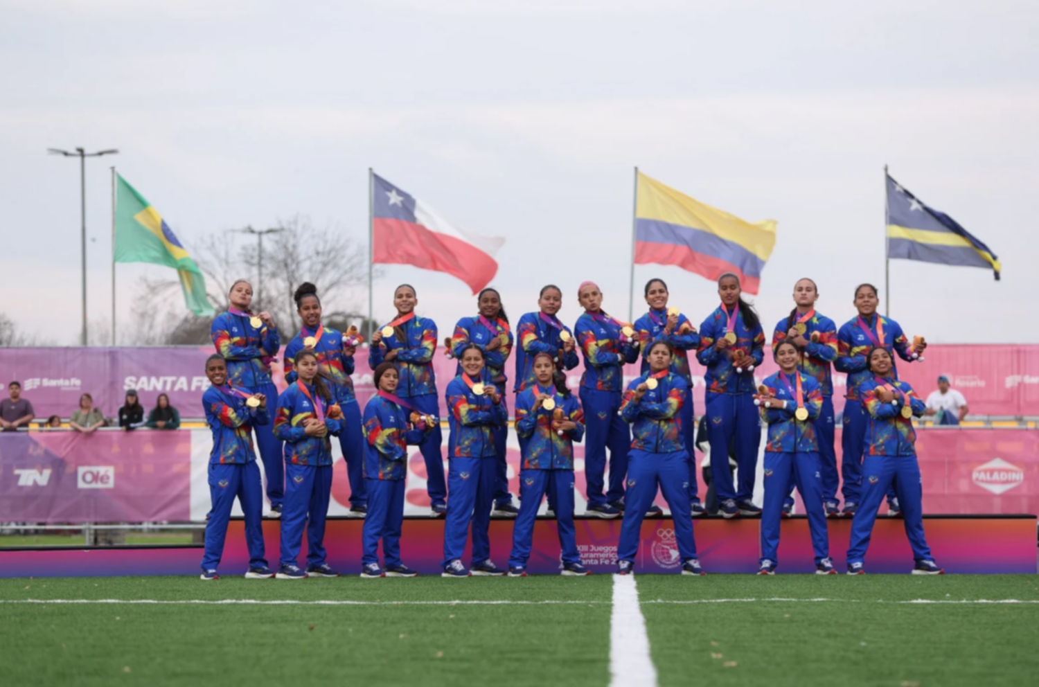 Venezuela revalida el título en el fútbol femenino de los Juegos Suramericanos Santa Fe 2026