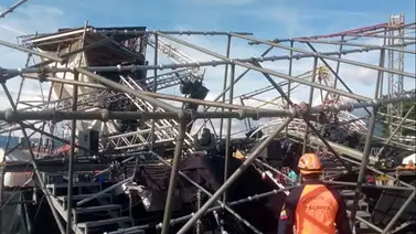 Tres universitarios heridos tras colapsar una tarima en feria de Táchira: video Tres universitarios heridos tras colapsar una tarima en feria de Táchira: video