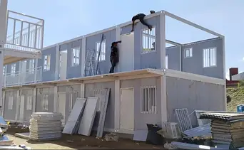 En imágenes: avanza construcción de viviendas transitorias en Ciudad Caribia para afectados por los terremotos