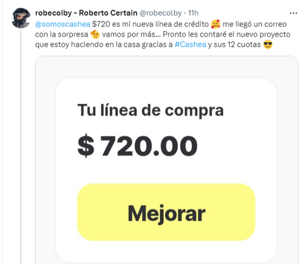 Cashea aumentó la línea de crédito a sus usuarios (+MONTOS)