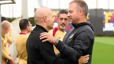 Así fue el encuentro entre Andrés Iniesta y Hansi Flick (+Detalles) Así fue el encuentro entre Andrés Iniesta y Hansi Flick (+Detalles)