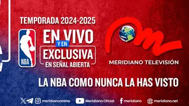 NBA 2024-2025: En vivo y en exclusiva por señal abierto en Meridiano TV NBA 2024-2025: En vivo y en exclusiva por señal abierto en Meridiano TV