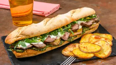 Así puedes preparar un delicioso bocadillo proteico con pesto Así puedes preparar un delicioso bocadillo proteico con pesto