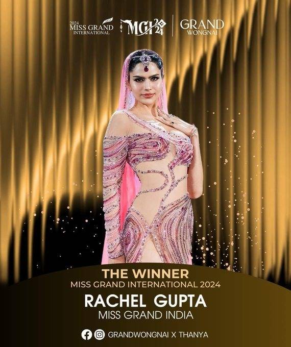  India se queda con la corona del Miss Grand International 2024 (+Foto)