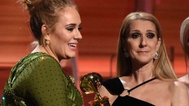 Así fue el emotivo encuentro entre Adele y Céline Dion (+Video)