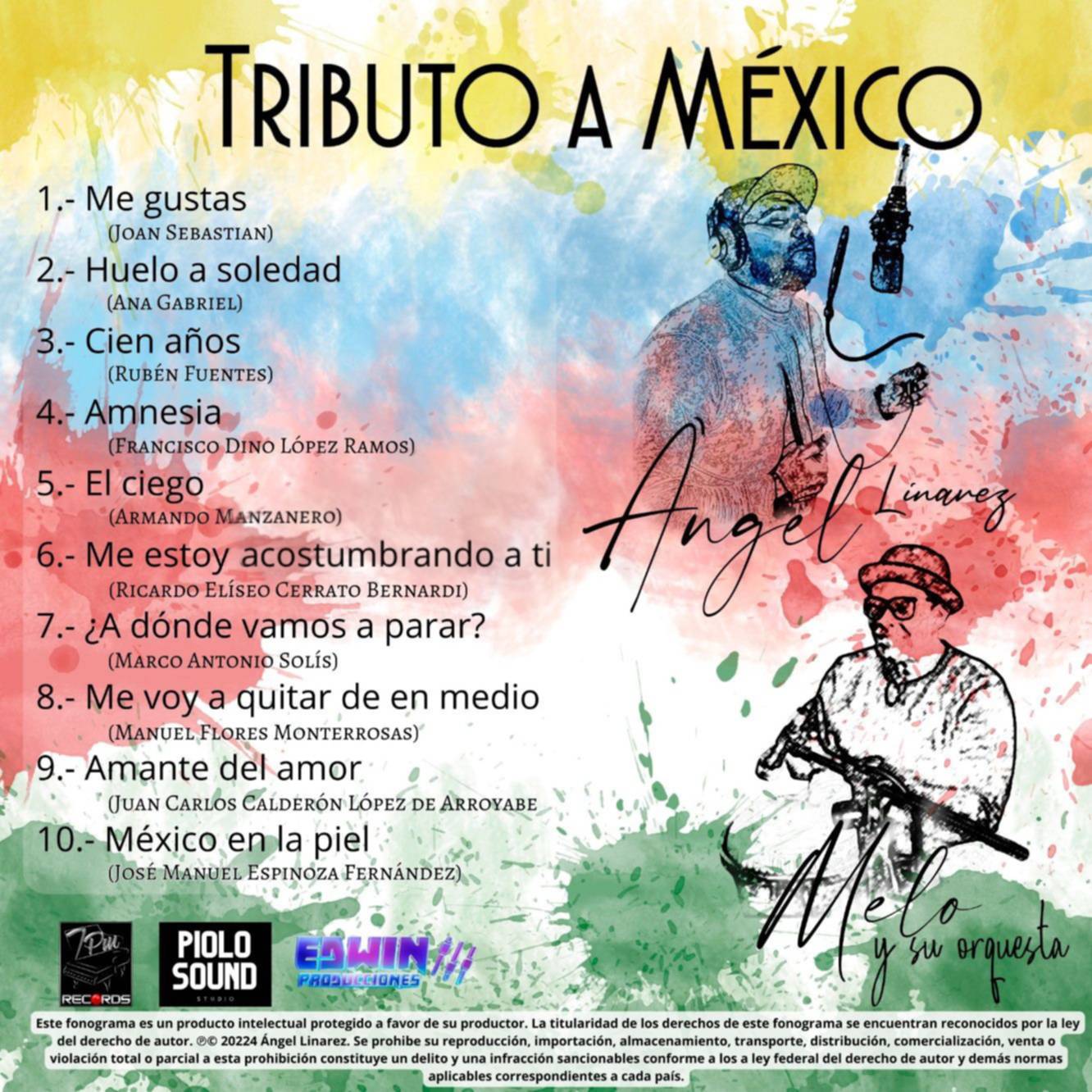 El venezolano Ángel Linarez lanza su primer álbum en honor a México