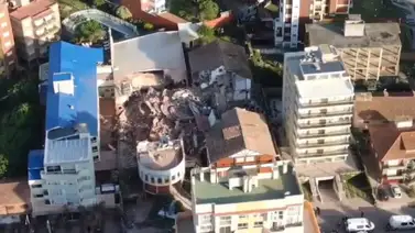 Hallan cadáver de un hombre tras desplome de edificio en Argentina Hallan cadáver de un hombre tras desplome de edificio en Argentina