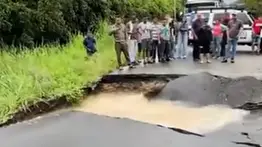 Fuertes lluvias causan colapso de la carretera entre Barinas y Táchira: balance de daños