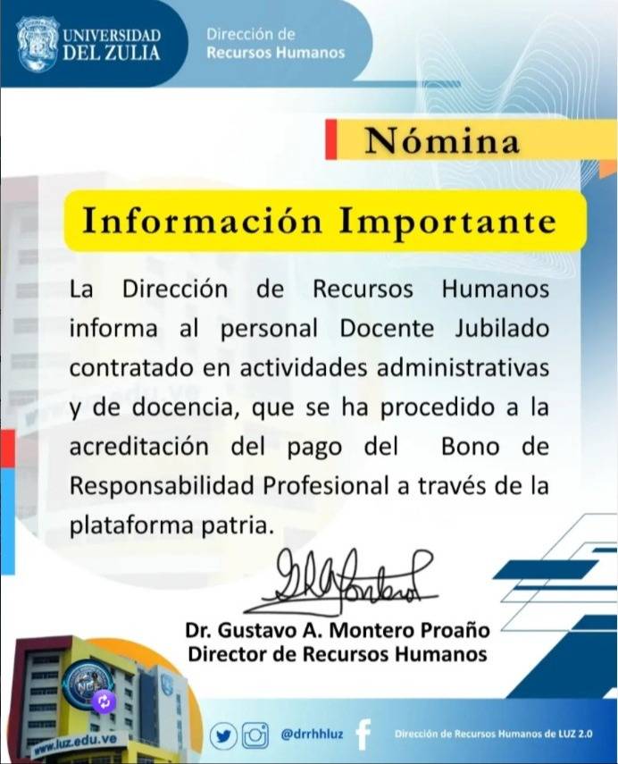 Informan sobre pago especial para el sector educativo este 3 de octubre: nuevos beneficiados por Patria Informan sobre pago especial para el sector educativo este 3 de octubre: nuevos beneficiados por Patria