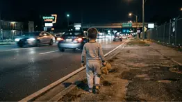 Hallazgo en la autopista: Niño de tres años deambulaba solo y descalzo por una vía concurrida en Florida