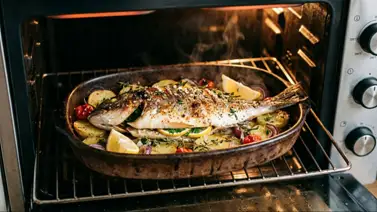 Truco del chef para lograr un pescado perfecto en el horno: el secreto gastronómico de la temperatura exacta Truco del chef para lograr un pescado perfecto en el horno: el secreto gastronómico de la temperatura exacta