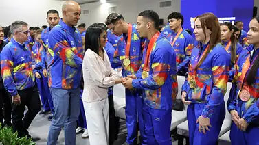 En imágenes: gobierno nacional rinde homenaje a la delegación venezolana en los Juegos Sudamericanos En imágenes: gobierno nacional rinde homenaje a la delegación venezolana en los Juegos Sudamericanos