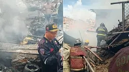 Incendio de vivienda en Santa Cruz del este: Bomberos de Caracas y PC Baruta controlan la emergencia