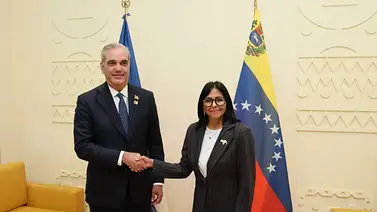Delcy Rodríguez sostiene encuentro con el mandatario dominicano Luis Abinader Delcy Rodríguez sostiene encuentro con el mandatario dominicano Luis Abinader