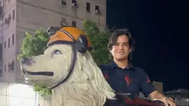 Josué Benjamín rinde homenaje a Tsunami con una escultura a tamaño real: la historia del perro rescatista Josué Benjamín rinde homenaje a Tsunami con una escultura a tamaño real: la historia del perro rescatista