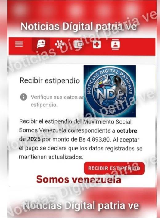 Sistema Patria activa pago de nuevo bono este 19 de octubre: monto abonado 