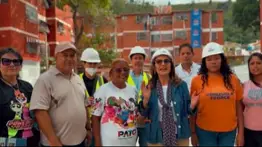 Inspeccionan avances en la rehabilitación del urbanismo Ríos de Venezuela en Baruta tras los terremotos 