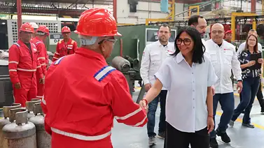 Delcy Rodríguez inspecciona Planta de Gas Comunal en Guarenas: producirá 197.000 cilindros al año Delcy Rodríguez inspecciona Planta de Gas Comunal en Guarenas: producirá 197.000 cilindros al año