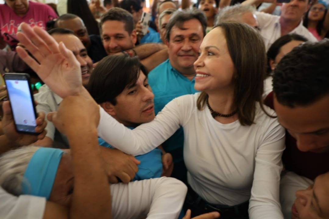 Así apareció María Corina Machado en el estado Lara: video Así apareció María Corina Machado en el estado Lara: video
