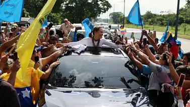 Seguidores se congregan en diversos puntos de Caracas a la espera de María Corina Machado Seguidores se congregan en diversos puntos de Caracas a la espera de María Corina Machado