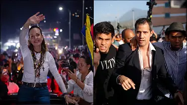 Del caos en Maiquetía al júbilo en el asfalto: los contrastes del retorno de Machado y Guaidó Del caos en Maiquetía al júbilo en el asfalto: los contrastes del retorno de Machado y Guaidó
