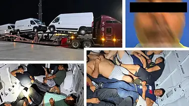 Seis niños entre 23 inmigrantes ocultos: así los descubrió la Patrulla Fronteriza en Texas Seis niños entre 23 inmigrantes ocultos: así los descubrió la Patrulla Fronteriza en Texas