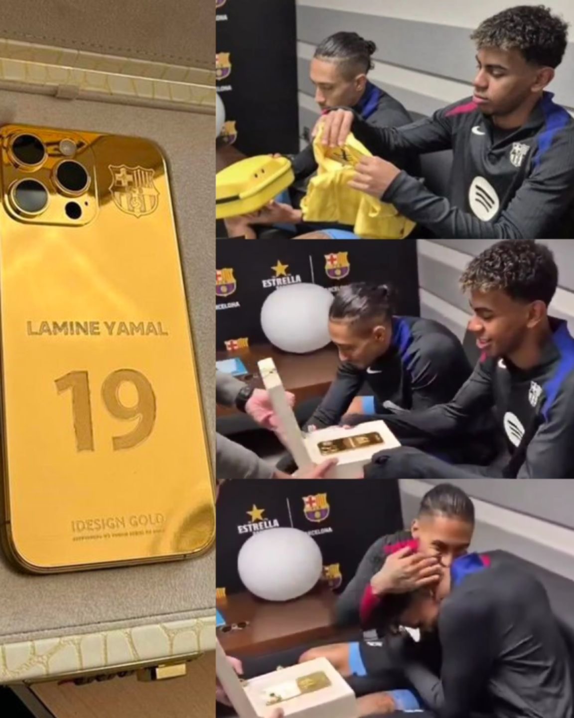 Raphinha sorprende a Lamine Yamal con lujoso regalo