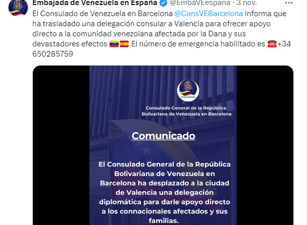 Consulado de Venezuela en España se traslada a la ciudad de Valencia Consulado de Venezuela en España se traslada a la ciudad de Valencia