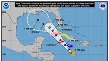 Cuba, Jamaica y las Islas Caimán en alerta por tormenta Rafael Cuba, Jamaica y las Islas Caimán en alerta por tormenta Rafael