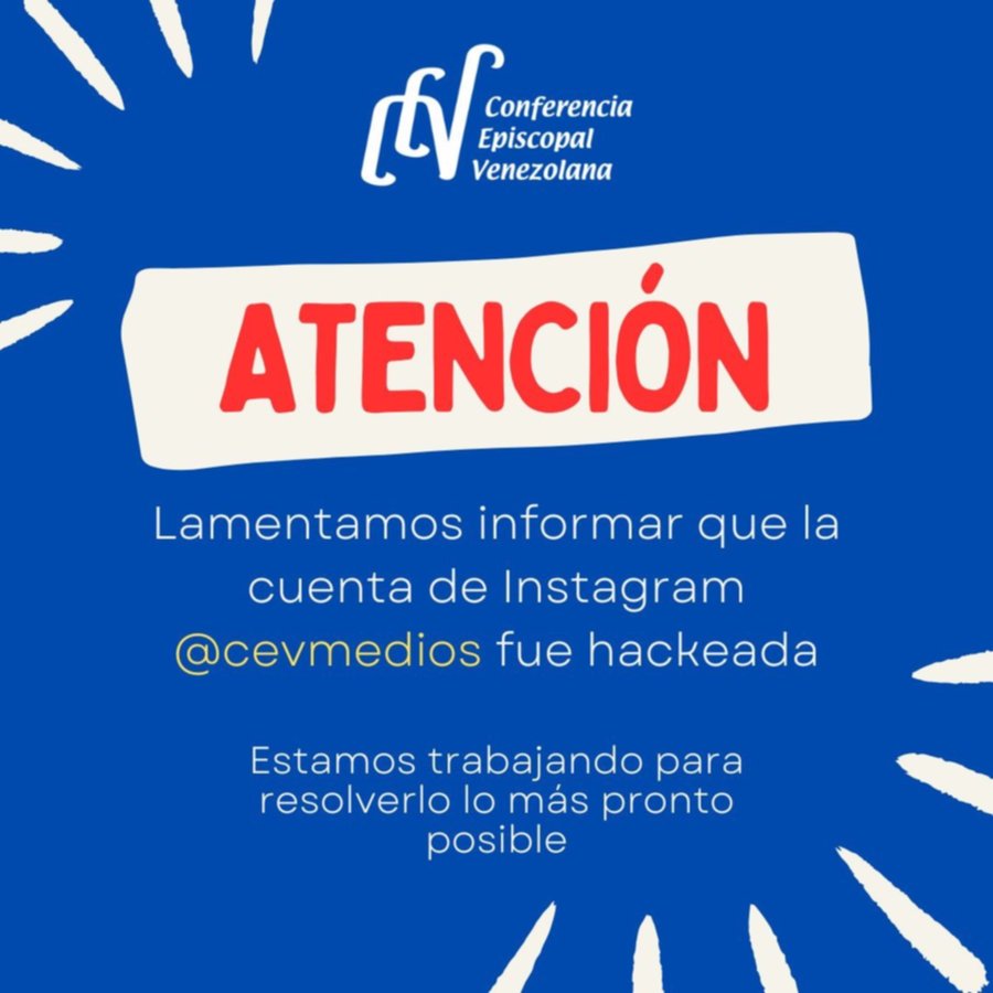 La Conferencia Episcopal Venezolana denuncia hackeo (+Detalles)- La Conferencia Episcopal Venezolana denuncia hackeo (+Detalles)