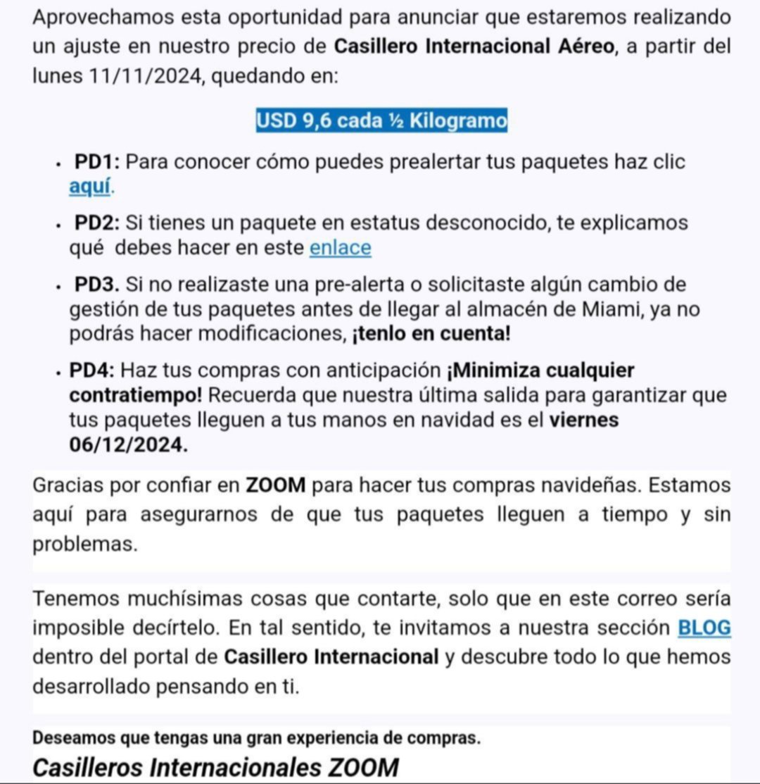 Zoom anuncia su nueva tarifa aérea (+MONTO) Zoom anuncia su nueva tarifa aérea (+MONTO)
