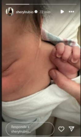 Sheryl Rubio le da la bienvenida a su primer bebé (+Fotos)