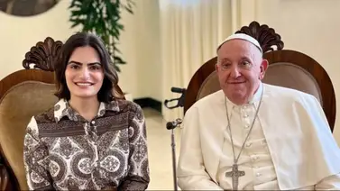 El papa Francisco se reúne con la actriz trans Nava Mau El papa Francisco se reúne con la actriz trans Nava Mau