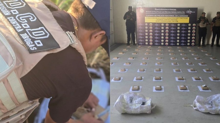 Incautan 60 panelas de droga durante operativo policial en Falcón (+Reporte)