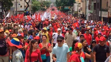 Caraqueños marchan por la Gran Toma Cultural este #1Dic