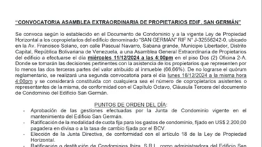 CONVOCATORIA EDIF. SAN GERMÁN 5 DIC 24