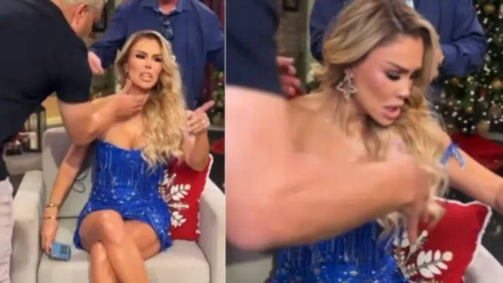 Ninel Conde envuelta en controversia tras accidente en televisión (+Video)