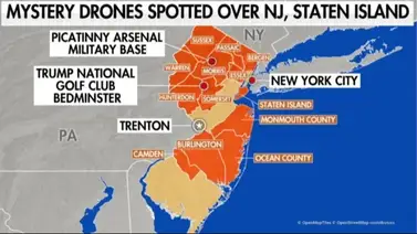 EEUU | FBI dice no tener respuesta sobre drones que sobrevuelan New Jersey EEUU | FBI dice no tener respuesta sobre drones que sobrevuelan New Jersey