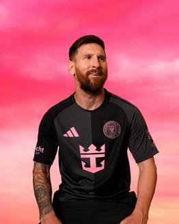 Leo Messi presenta la nueva camiseta de visitante del Inter de Miami (+Fotos)