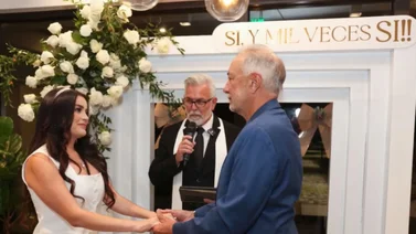 Así fue la boda de Daniella Navarro y el piloto Jorge Campillo (+Video)