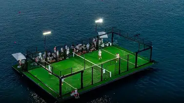 Miami sorprende al presentar el primer campo de pádel flotante (+FOTOS) Miami sorprende al presentar el primer campo de pádel flotante (+FOTOS)