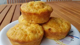 Aprende a realizar un muffin que sirve como aperitivo o postre salado 