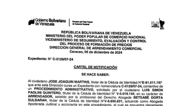 CARTEL DE NOTIFICACIÓN SE HACER SABER 19 DIC 2024