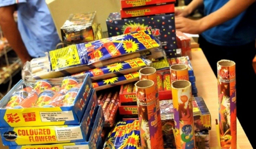El peligro de los fuegos artificiales     