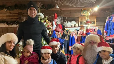 Las postales navideñas de Cristiano Ronaldo y su familia en Laponia (+Fotos)